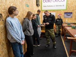 Zajęcia z edukacji obronnej i symulatorów zawodowych w Małaszewiczach